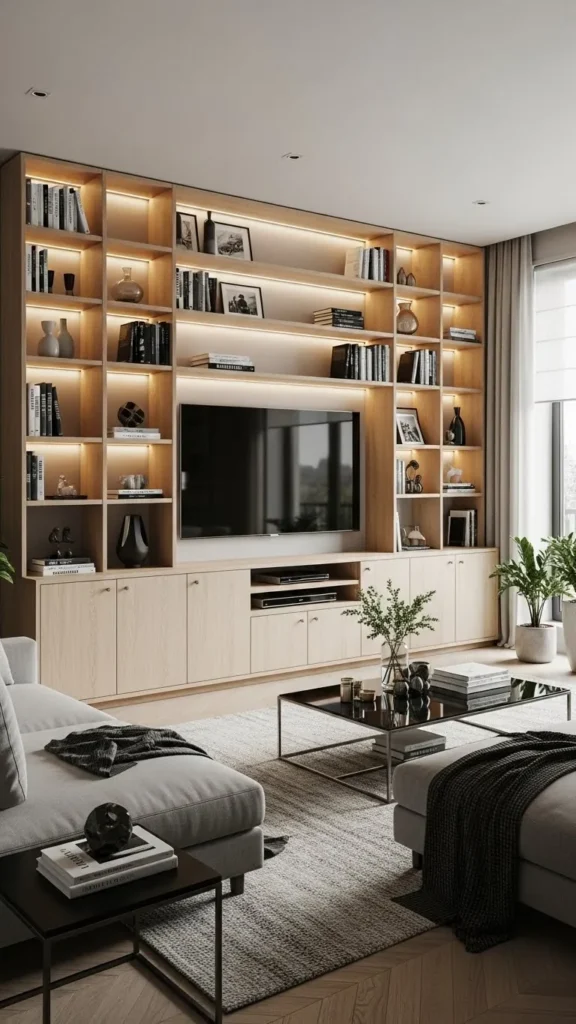 Built-in-Shelving