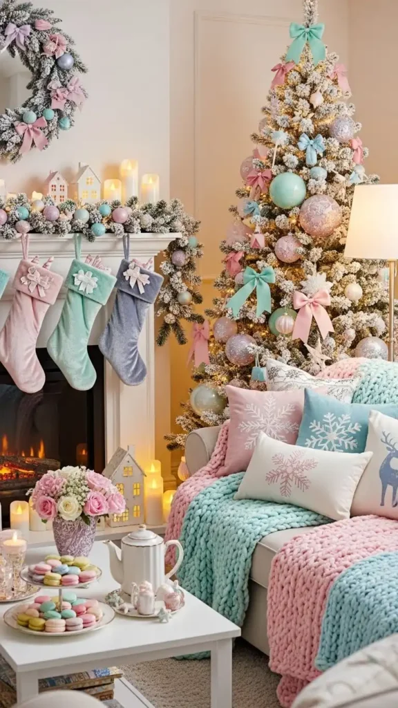 pastel-holiday-living-room