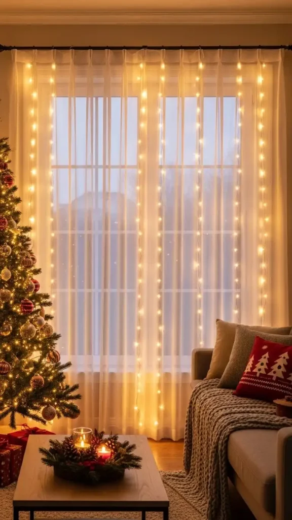 hang-string-lights-behind-curtains
