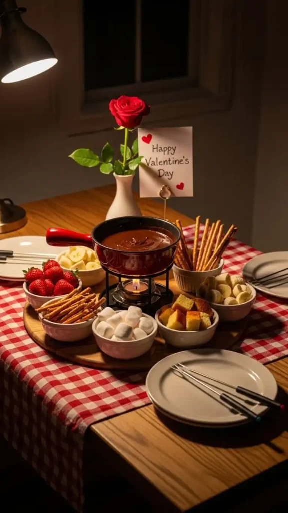 fondue-station-setup