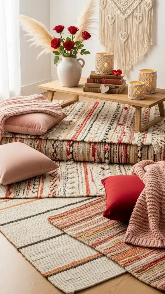 woven-rug-layering