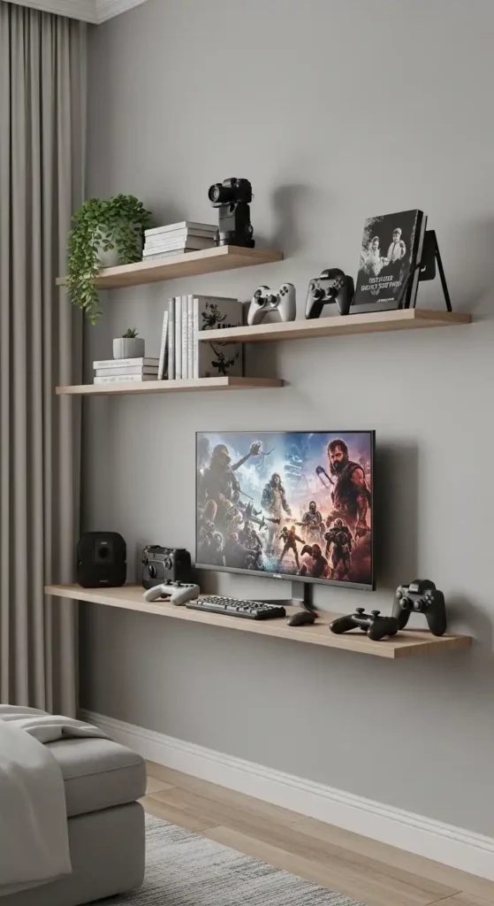 floating-shelves-for-game-displays