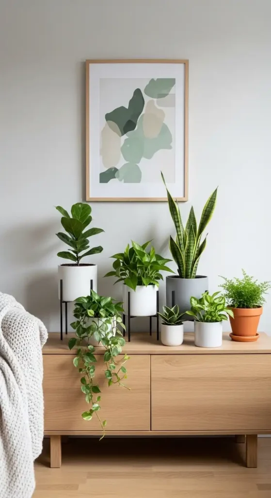 greenery-in-pots