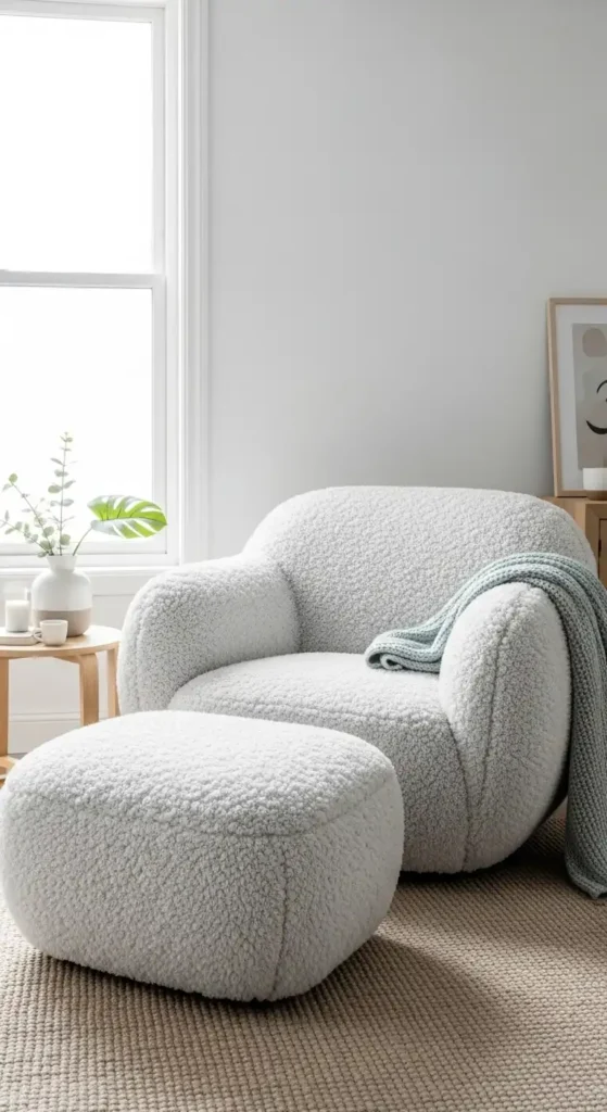 big-fuzzy-accent-chair-with-ottoman