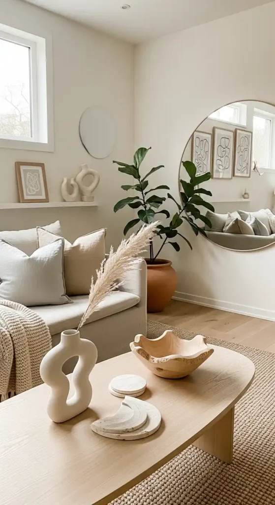 incorporate-organic-shaped-decorative-objects