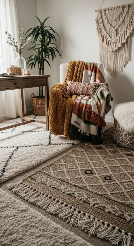 layered-textures-with-rugs-and-throws