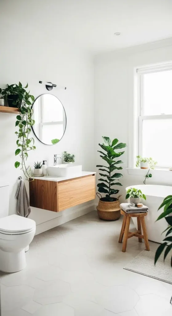 scandinavian-bathroom-with-plants