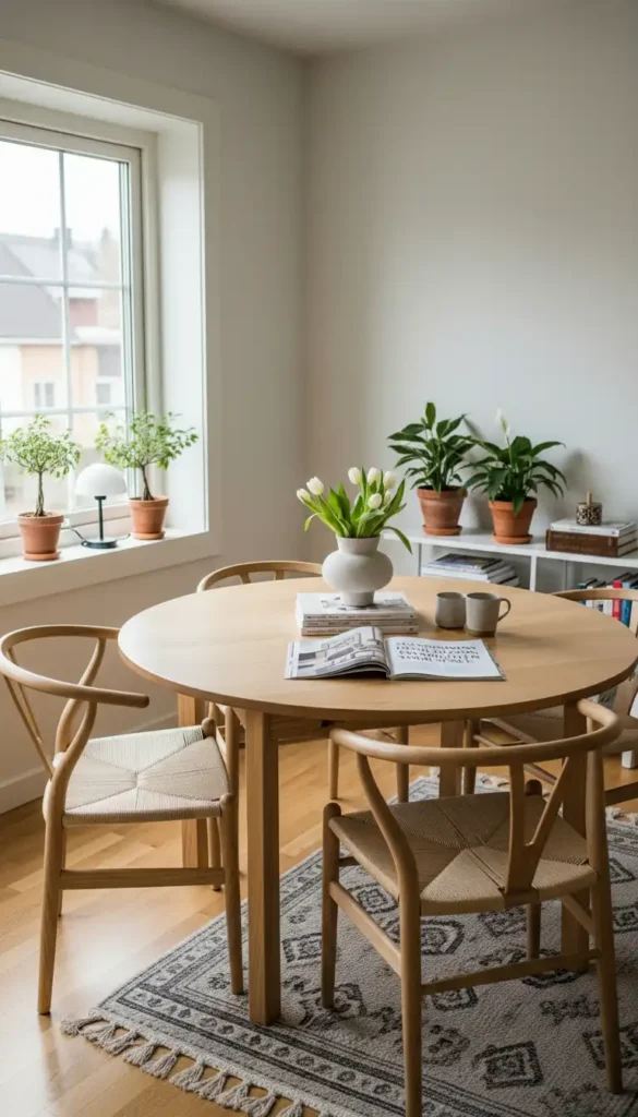 scandinavian-round-wooden-table