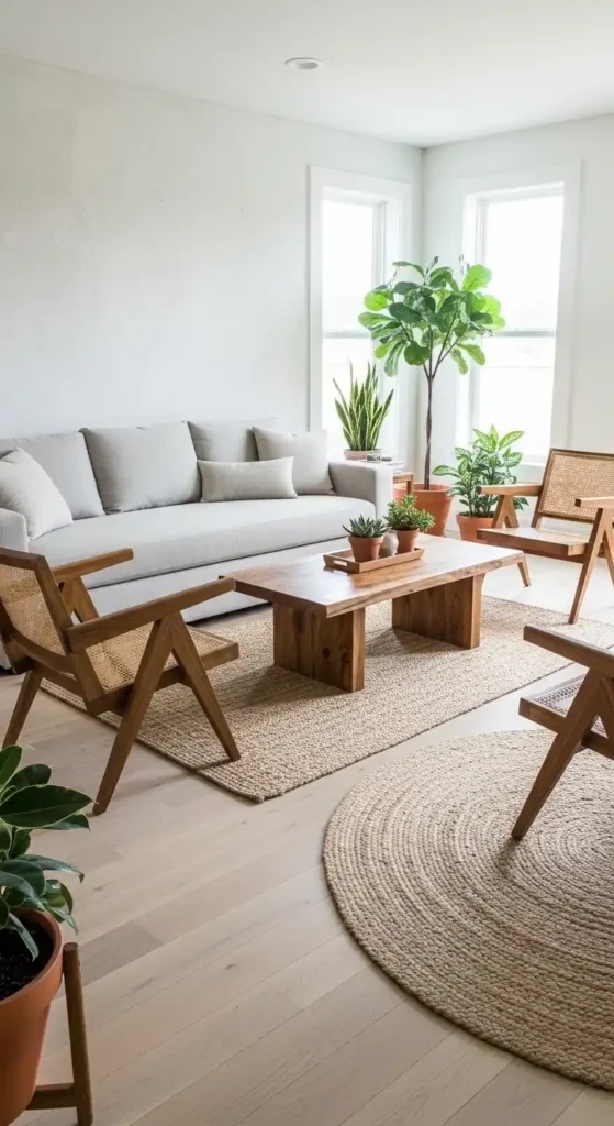 use-wooden-furniture-with-clean-lines