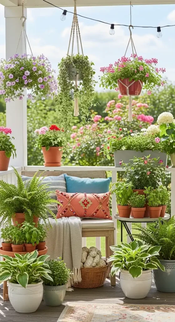 display-potted-plants