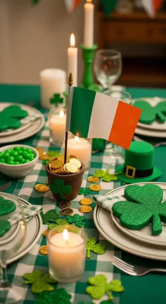 irish-flag-table-decor