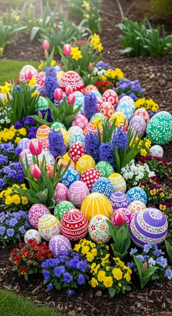 flower-bed-egg-display