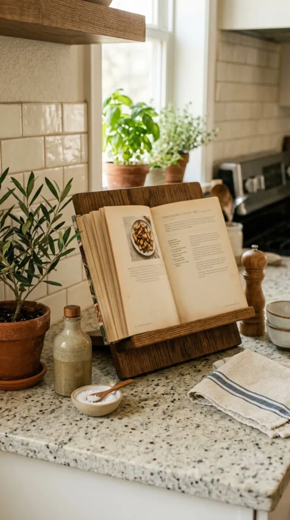 decorate-with-a-small-cookbook-stand