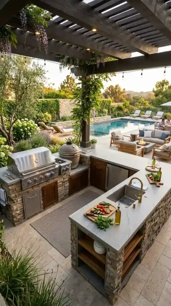 l-shaped-outdoor-cooking-layout