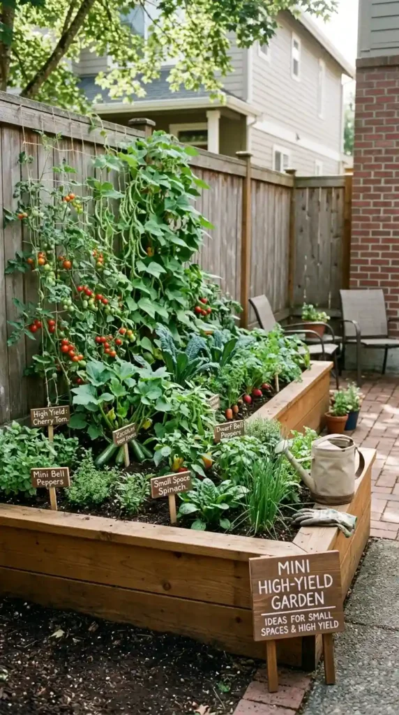 Mini Vegetable Garden Ideas: 16 Easy Small Space Designs 4 raised-bed-garden