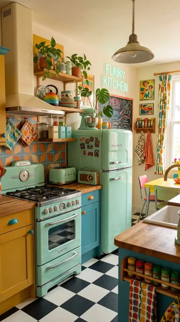 17 Funky Kitchen Designs for a Bold, Modern Home Makeover 5 retro-inspired-appliances
