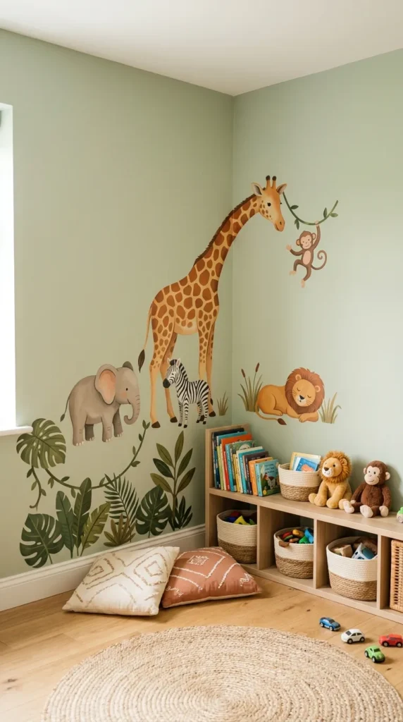 safari-animal-wall-stickers-corner