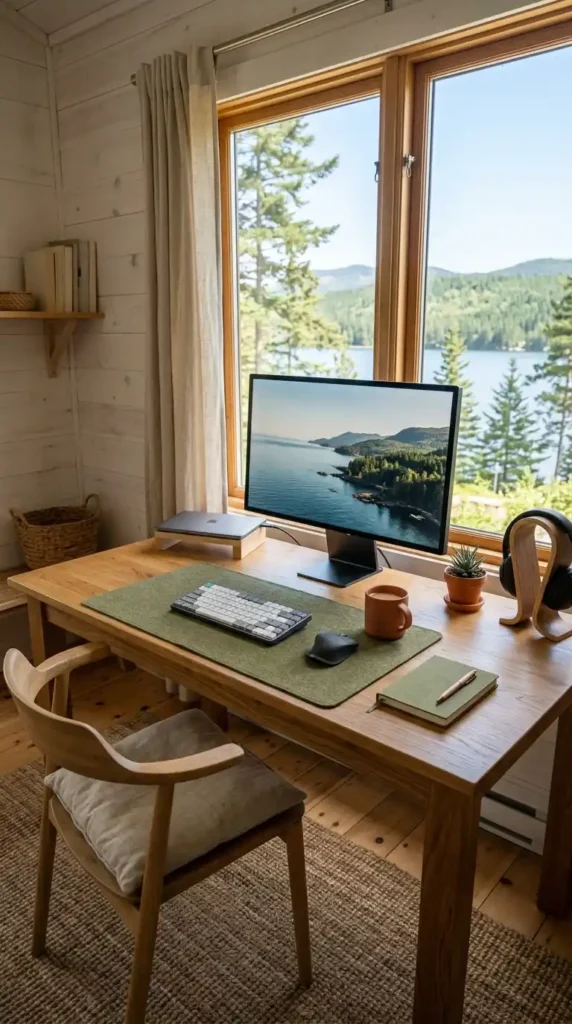 17 Best Summer Home Office Ideas That Feel Fresh and Productive 13 wireless-minimal-tech-setup
